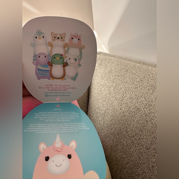 Nwt 18" Bevalee the Unicorn  Hugmee  Kellytoy Squishmallow - Picture 3 of 5